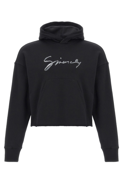 Толстовка с капюшоном Черный GIVENCHY BWJ03MP729001 Толстовка с капюшоном Черный GIVENCHY BWJ03MP729001