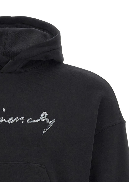 Толстовка с капюшоном Черный GIVENCHY BWJ03MP729001 Толстовка с капюшоном Черный GIVENCHY BWJ03MP729001
