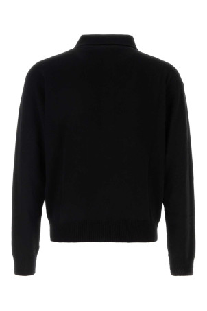 Черная шерстяная рубашка-поло Черная SAINT LAURENT (817251Y76XM) Черная шерстяная рубашка-поло Черная SAINT LAURENT (817251Y76XM)