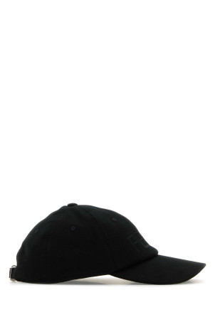 Black stretch cotton baseball cap Black FENDI (FXQ969AU3Q) Black stretch cotton baseball cap Black FENDI (FXQ969AU3Q)
