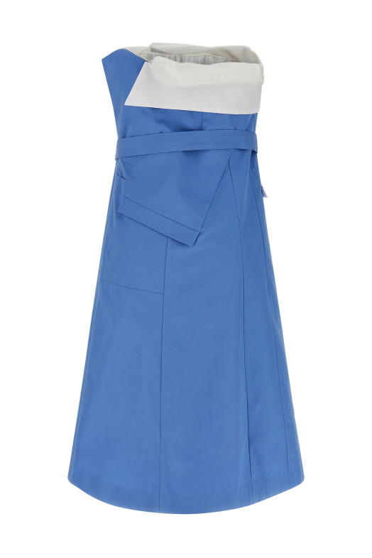 Деконструйована міні-сукня СИНЯ MIU MIU MF5786SOOO1BMSF0013 Деконструйована міні-сукня СИНЯ MIU MIU MF5786SOOO1BMSF0013