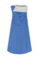Деконструйована міні-сукня СИНЯ MIU MIU MF5786SOOO1BMSF0013 Деконструйована міні-сукня СИНЯ MIU MIU MF5786SOOO1BMSF0013