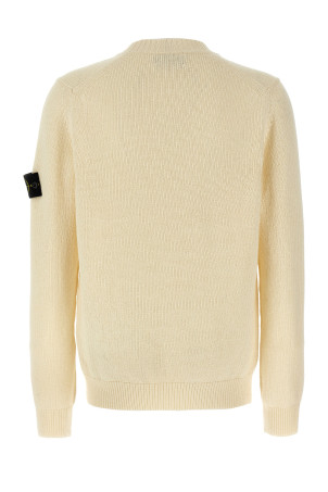 Светр з логотипом Білий STONE ISLAND K1S155100042S00D3V0093 Светр з логотипом Білий STONE ISLAND K1S155100042S00D3V0093