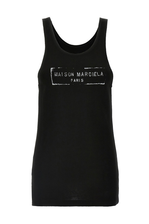 Майка с логотипом Черный MAISON MARGIELA S51NL0048S24522900 Майка с логотипом Черный MAISON MARGIELA S51NL0048S24522900