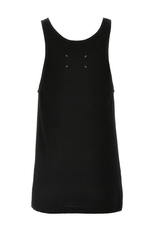 Майка с логотипом Черный MAISON MARGIELA S51NL0048S24522900 Майка с логотипом Черный MAISON MARGIELA S51NL0048S24522900
