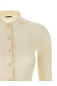 Ribbed cardigan White Ribbed cardigan White