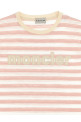 Смугаста футболка Рожевий MONCLER ENFANT K19548C0002289AWNF05