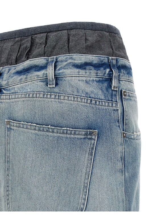 Slits denim skirt Multicolor Slits denim skirt Multicolor