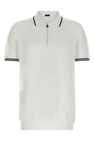 Поло KITON 'Ciro' Білий UMK0458V110A001 Поло KITON 'Ciro' Білий UMK0458V110A001