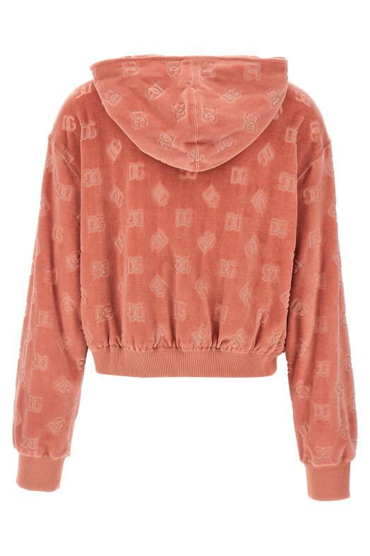 Худі з логотипом Рожевий DOLCE & GABBANA F9S15TFJ7DLF0473