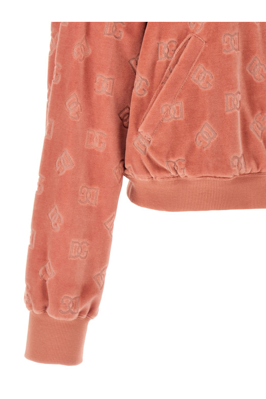 Худі з логотипом Рожевий DOLCE & GABBANA F9S15TFJ7DLF0473