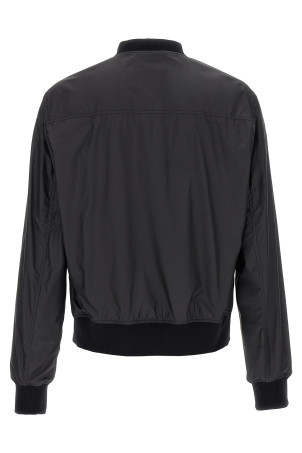 Куртка-бомбер с бляшками логотипа Черный DOLCE & GABBANA G9BLMTFUS27N0000