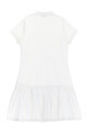 Платье-поло Белое MONCLER ENFANT K19548I0001489AL2034 Платье-поло Белое MONCLER ENFANT K19548I0001489AL2034