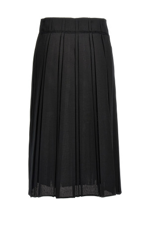Плиссированная юбка Черный JIL SANDER J02MA0256J40217001 Плиссированная юбка Черный JIL SANDER J02MA0256J40217001