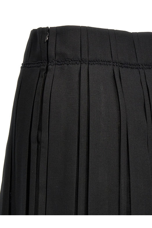 Плиссированная юбка Черный JIL SANDER J02MA0256J40217001 Плиссированная юбка Черный JIL SANDER J02MA0256J40217001