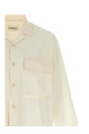 Рубашка с вышивкой логотипа Белый JIL SANDER J47DL0167J45292106 Рубашка с вышивкой логотипа Белый JIL SANDER J47DL0167J45292106