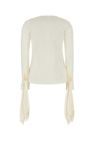 White silk blouse Beige GIVENCHY (BW61DN15X9) White silk blouse Beige GIVENCHY (BW61DN15X9)