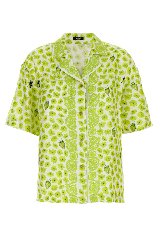 Сорочка VERSACE 'Полуничний сад' Різнокольорова 10189281A136405W700 Сорочка VERSACE 'Полуничний сад' Різнокольорова 10189281A136405W700
