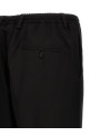 Tropical wool crop pants Black Tropical wool crop pants Black