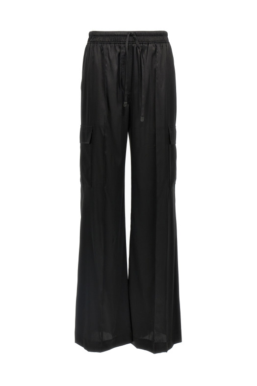 Cargo silk pants Black Cargo silk pants Black