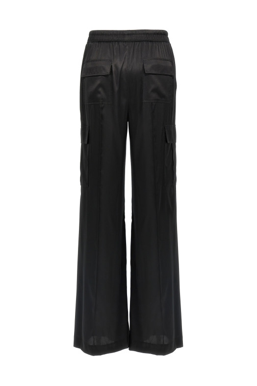 Cargo silk pants Black Cargo silk pants Black