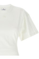 Футболка COURREGES 'Fitted' Белая 125JTS168JS01070001 Футболка COURREGES 'Fitted' Белая 125JTS168JS01070001