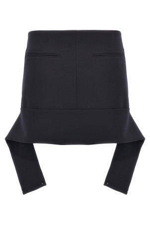 Спідниця COURREGES 'Reversed Belt Mini' синя 225CJU260PL01597075 Спідниця COURREGES 'Reversed Belt Mini' синя 225CJU260PL01597075