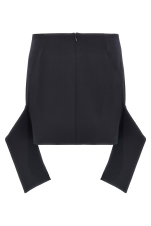 Спідниця COURREGES 'Reversed Belt Mini' синя 225CJU260PL01597075 Спідниця COURREGES 'Reversed Belt Mini' синя 225CJU260PL01597075