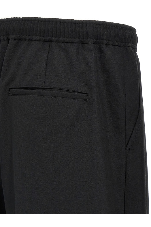 Шерстяні штани чорні COMME DES GARҪONS HOMME HOP0121 Шерстяні штани чорні COMME DES GARҪONS HOMME HOP0121