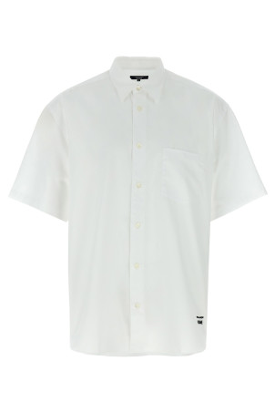Logo embroidery shirt White Logo embroidery shirt White