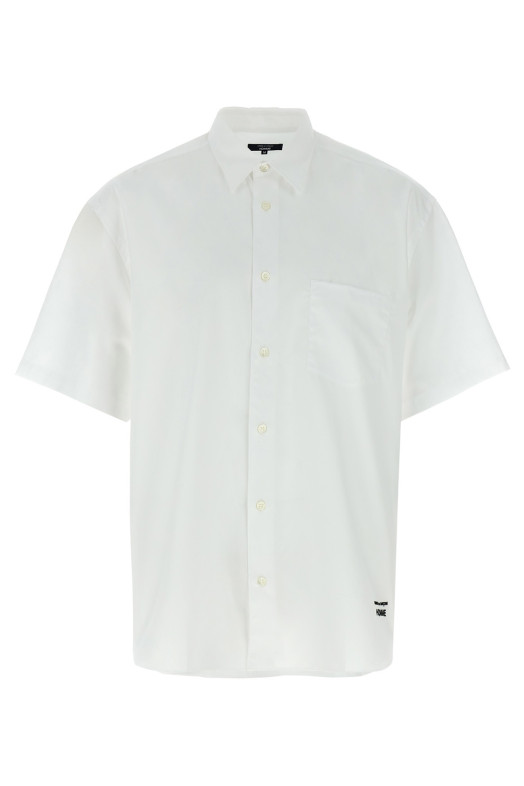 Сорочка з вишивкою логотипу Біла COMME DES GARҪONS HOMME HOB1033 Сорочка з вишивкою логотипу Біла COMME DES GARҪONS HOMME HOB1033