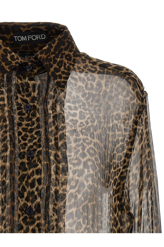 Рубашка с животными Многоцветный TOM FORD CA3254FAP229ZLEOB Рубашка с животными Многоцветный TOM FORD CA3254FAP229ZLEOB