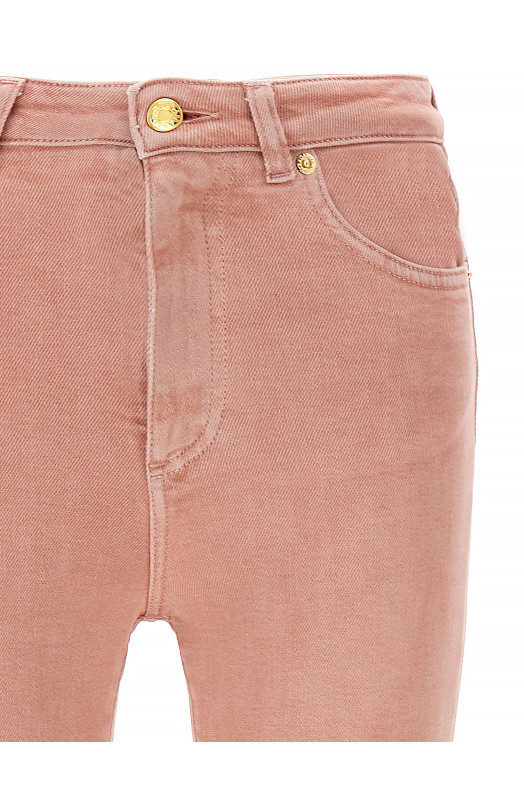 Джинси з високою талією Рожевий DOLCE & GABBANA FTC67DG8MT4S9001