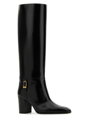 Black leather Julia 70 boots Black SAINT LAURENT (818207AAEHR) Black leather Julia 70 boots Black SAINT LAURENT (818207AAEHR)