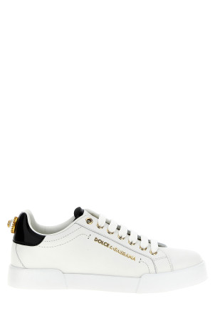 Кроссовки DOLCE & GABBANA 'Portofino' Черно-серые CK2329AH50689662 Кроссовки DOLCE & GABBANA 'Portofino' Черно-серые CK2329AH50689662
