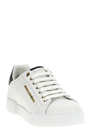 Кроссовки DOLCE & GABBANA 'Portofino' Черно-серые CK2329AH50689662 Кроссовки DOLCE & GABBANA 'Portofino' Черно-серые CK2329AH50689662