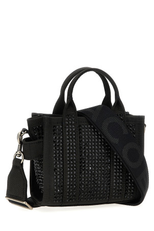 Сумка через плече MARC JACOBS 'The Crystal Canvas Crossbody Tote' чорна 2R3HCR098H01008 Сумка через плече MARC JACOBS 'The Crystal Canvas Crossbody Tote' чорна 2R3HCR098H01008