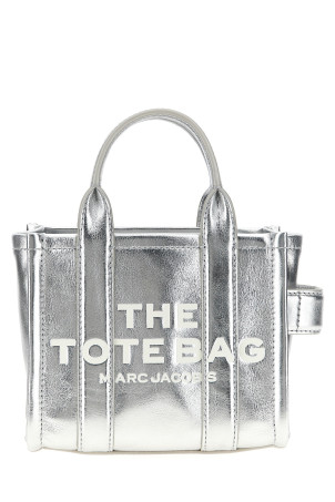 Сумка через плече MARC JACOBS 'The Metallic Leather Crossbody Tote' Срібло 2F4HCR013H04039 Сумка через плече MARC JACOBS 'The Metallic Leather Crossbody Tote' Срібло 2F4HCR013H04039