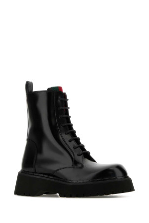 Чорні шкіряні ботильйони GUCCI (794394AADIX) Чорні шкіряні ботильйони GUCCI (794394AADIX)