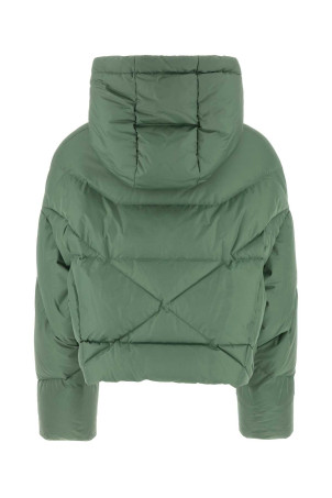 Sage green polyester down jacket KHRISJOY (KWF24R0604NY0001) Sage green polyester down jacket KHRISJOY (KWF24R0604NY0001)