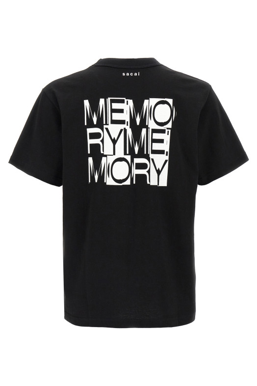 'Memory' T-shirt Black-grey 'Memory' T-shirt Black-grey