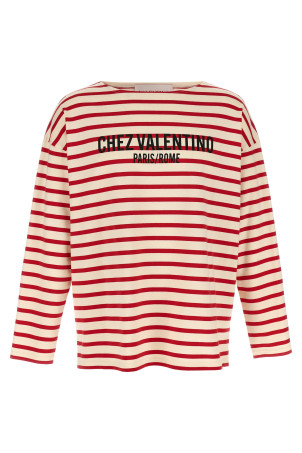 Футболка Valentino Garavani 'Chez Valentino' Красный V3MG16RAPVRHK