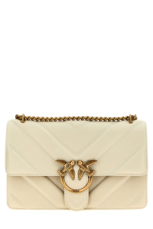 Сумка через плече PINKO 'Love One Classic Light' Біла 104549A26ZZ14Q Сумка через плече PINKO 'Love One Classic Light' Біла 104549A26ZZ14Q