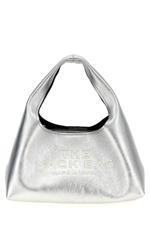 Сумочка MARC JACOBS 'The Metallic Leather Mini Sack Bag' серебристого цвета 2F4HSH019H04040 Сумочка MARC JACOBS 'The Metallic Leather Mini Sack Bag' серебристого цвета 2F4HSH019H04040