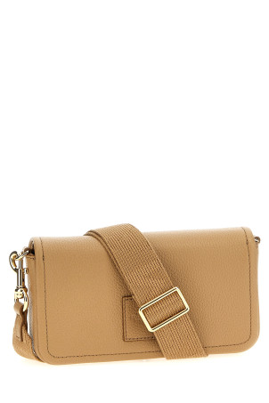 Сумка кроссбоди MARC JACOBS 'The Leather Mini Bag' бежевого цвета 2S4SMN080S02230 Сумка кроссбоди MARC JACOBS 'The Leather Mini Bag' бежевого цвета 2S4SMN080S02230