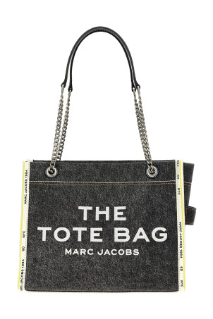 Сумка через плечо MARC JACOBS 'The Denim Chain Medium Tote' серый 2F4HTT018H05965 Сумка через плечо MARC JACOBS 'The Denim Chain Medium Tote' серый 2F4HTT018H05965