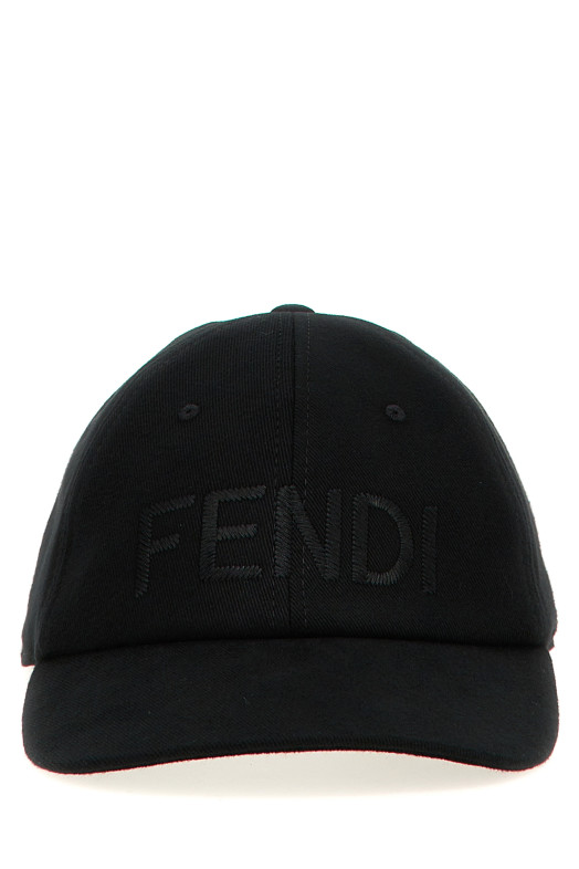 Кепка з логотипом Чорна FENDI FXQ969AU3QF0QA1 Кепка з логотипом Чорна FENDI FXQ969AU3QF0QA1