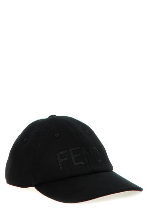 Кепка з логотипом Чорна FENDI FXQ969AU3QF0QA1 Кепка з логотипом Чорна FENDI FXQ969AU3QF0QA1