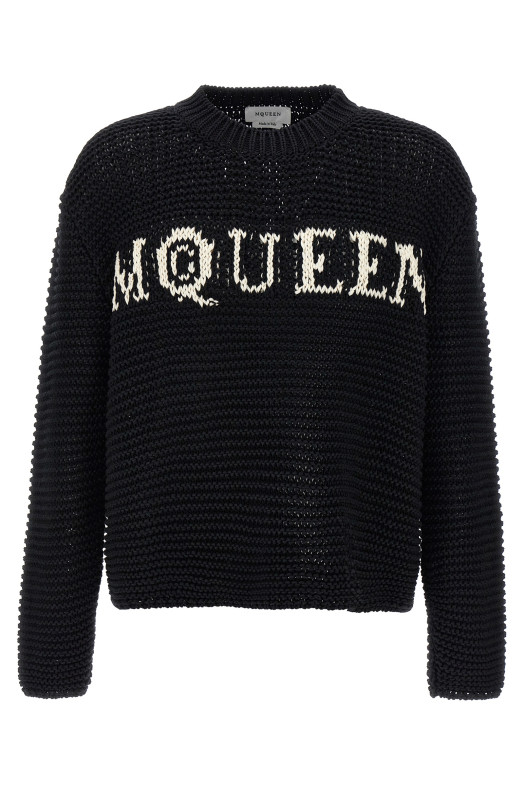 Светр з логотипом Чорно-сірий 829319Q1BDL1080 Светр з логотипом Чорно-сірий 829319Q1BDL1080