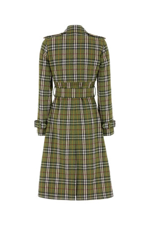 Embroidered stretch linen trench coat BURBERRY (8102945) Embroidered stretch linen trench coat BURBERRY (8102945)